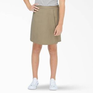 Girls khaki skort